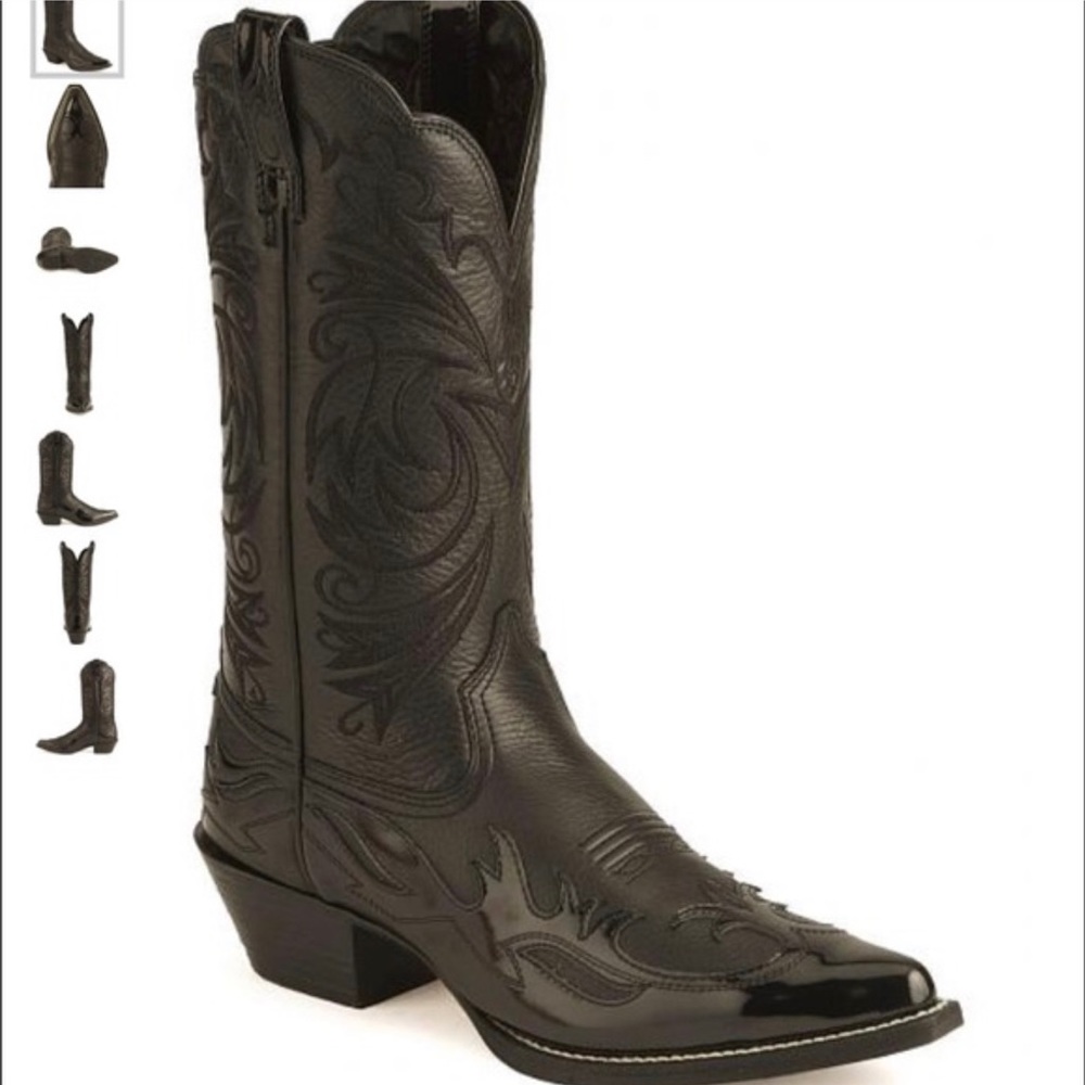 Authentic Ariat Heritage Patent Leather Boots